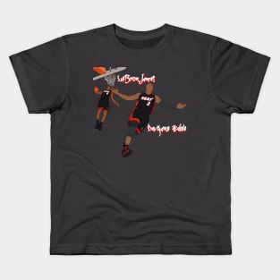 leborn james Dwyane Wade Kids T-Shirt